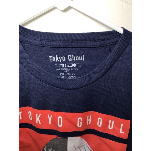 TOKYO GHOUL Funimation Navy Blue T-Shirt Men's Size 2XL 50/52 - Picture 3 of 16